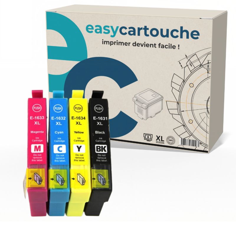Pack 4 Cartouches compatibles EPSON T16XL Pack 4 Cartouches compatibles EPSON T16XL